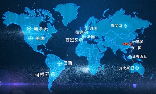 华易智控 全球销售区域 | Áreas de venta globales de DCL
